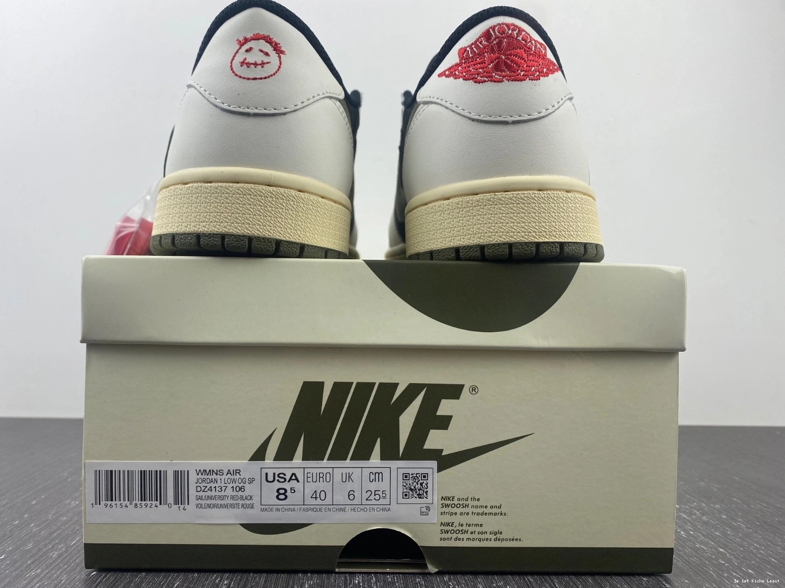 Travis x Low Air Olive 1 OG Jordan Scott DZ4137-106 0927